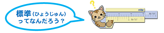 標準(ひょうじゅん)ってなんだろう?